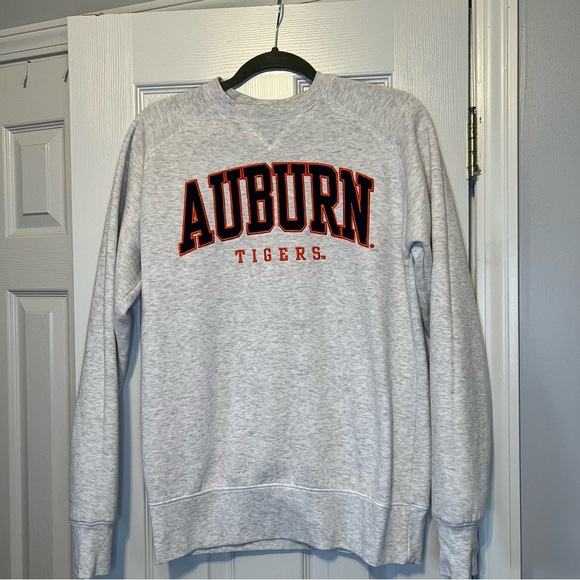 Auburn Tigers Gray Crewneck Sweatshirt - War Eagle - Picture 1 of 6